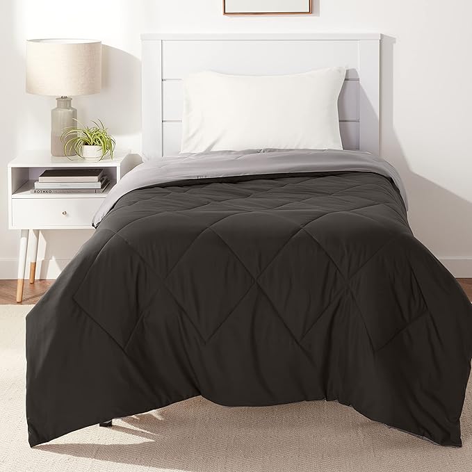 Reversible Lightweight Microfiber Comforter Blanket