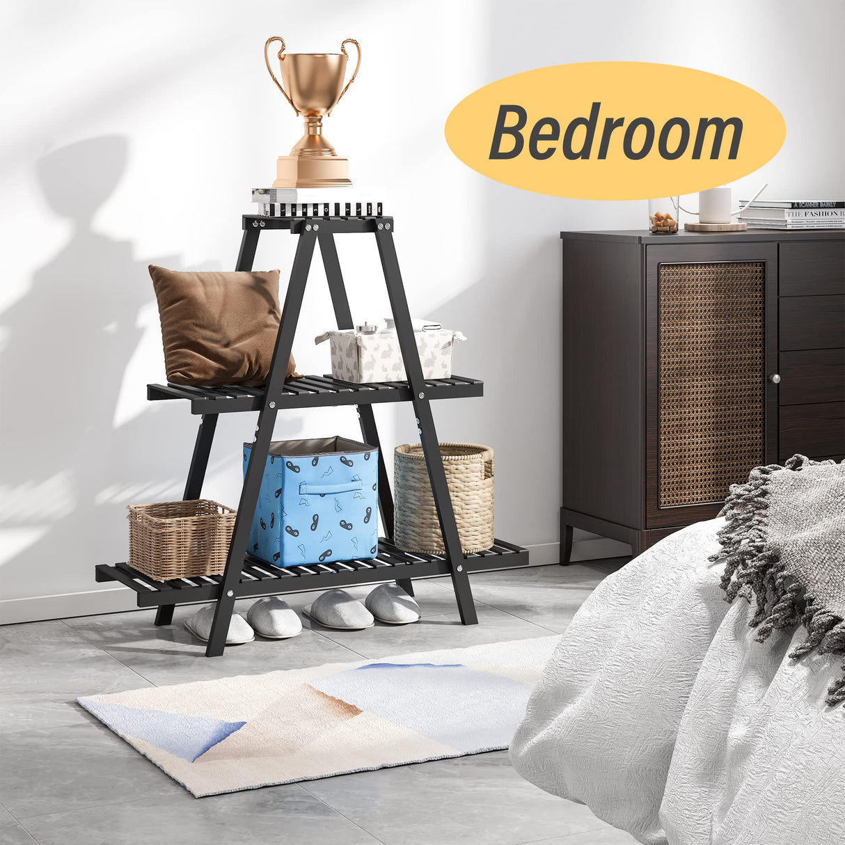 Furshus Bamboo Multi-Tier Plant Stand