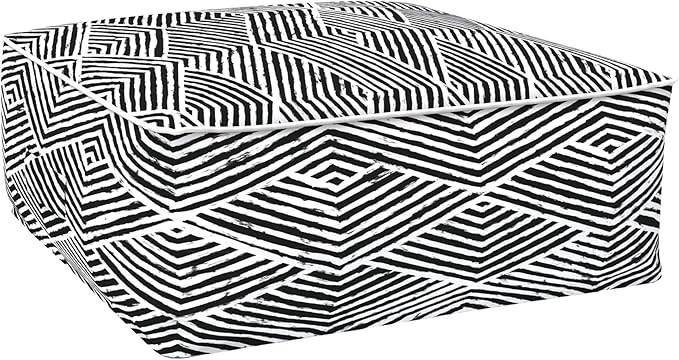 Outdoor Pouf Ottoman, Inflatable Ottomans for Patio, Porch and Beach