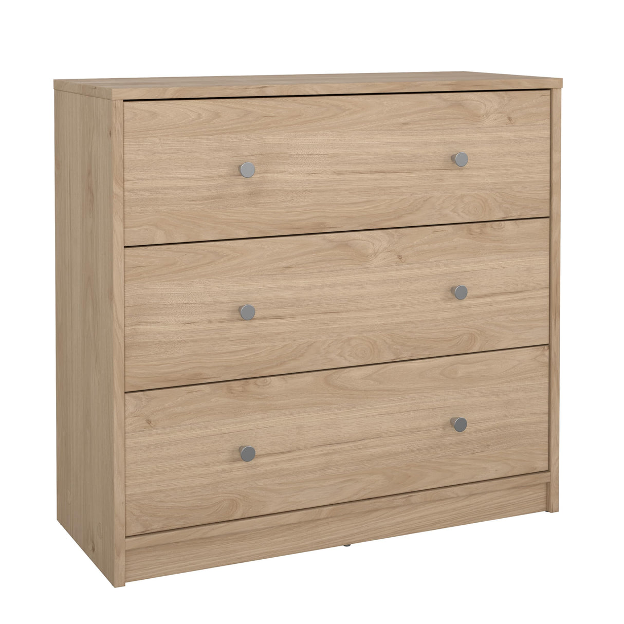 Portland 3 Drawer Chest, Jackson Hickory