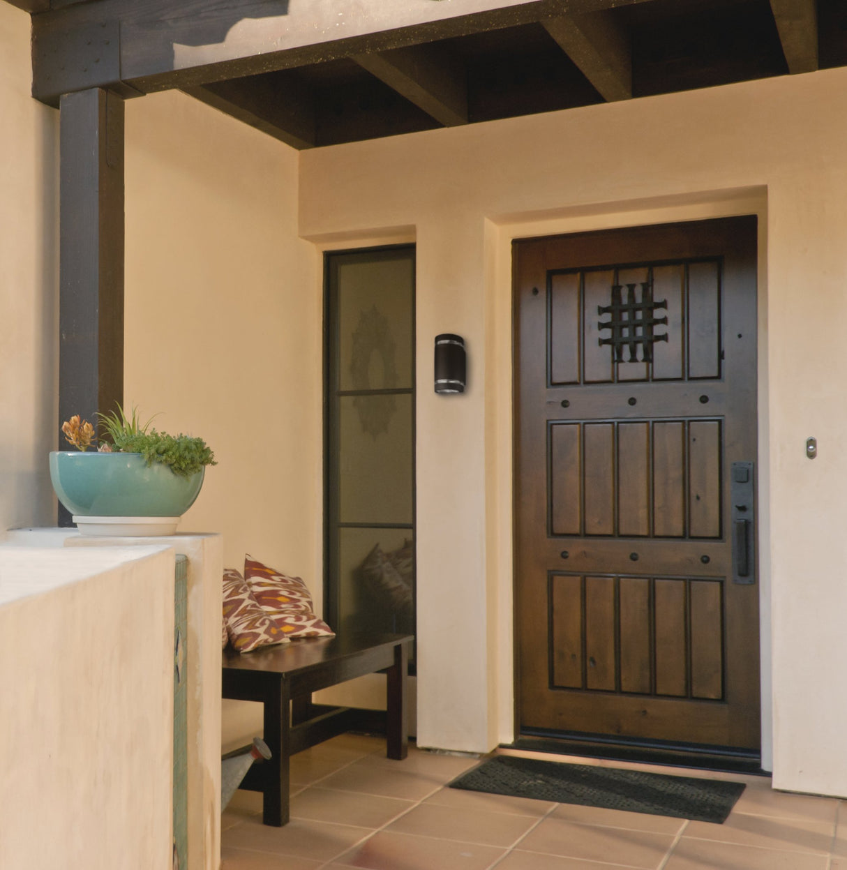 OLLWU P1 40K DDB M6 LED Outdoor Cylinder Up and Down Light, MVOLT 4000K, 9