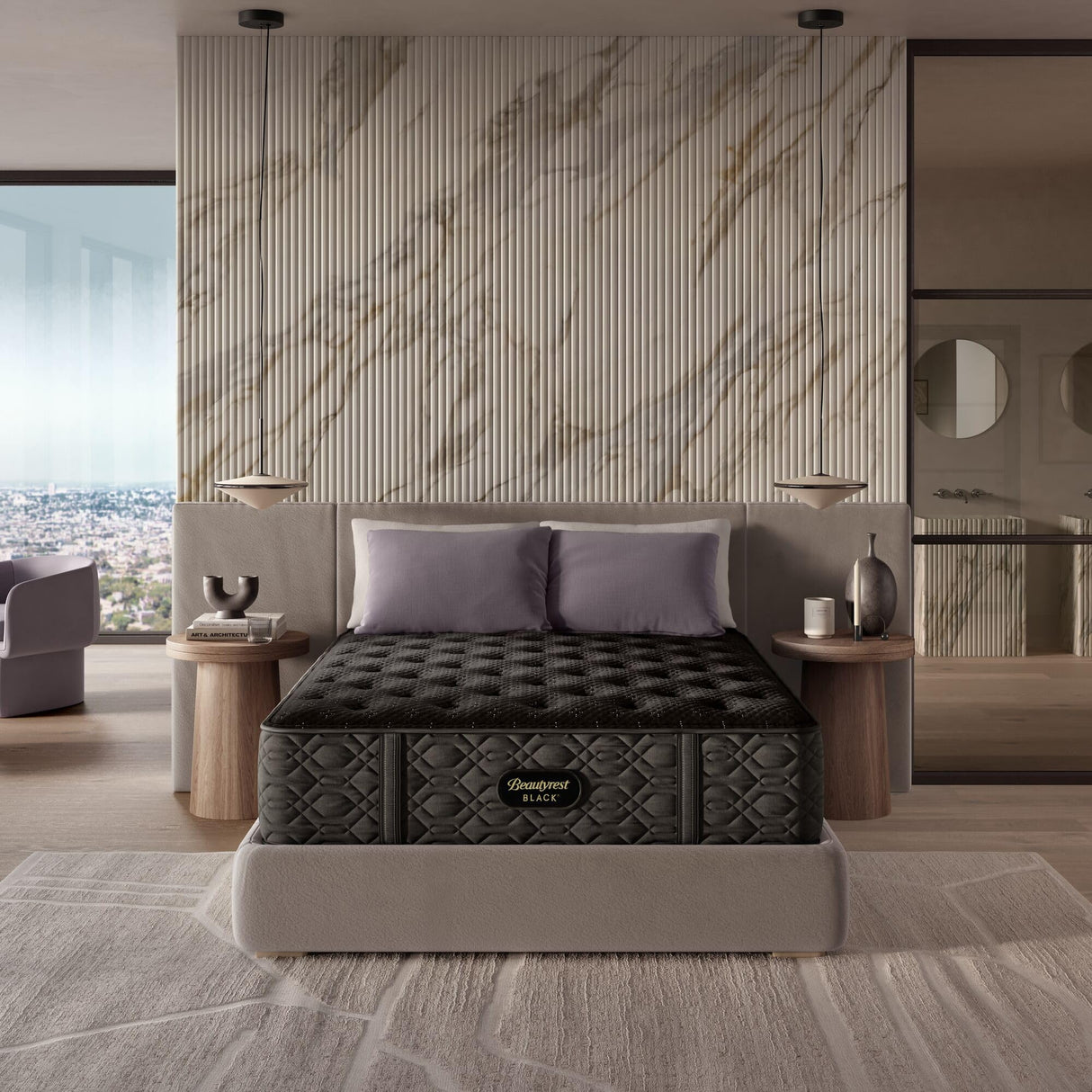 Black Series Three 15.25" Medium King Mattress