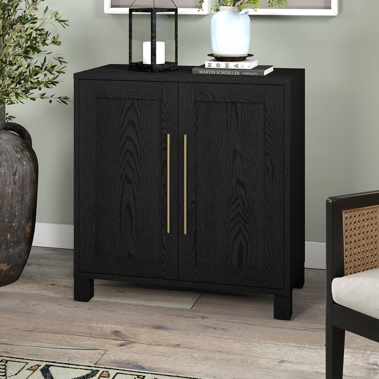 Accent Cabinet, 28" Wide, Black