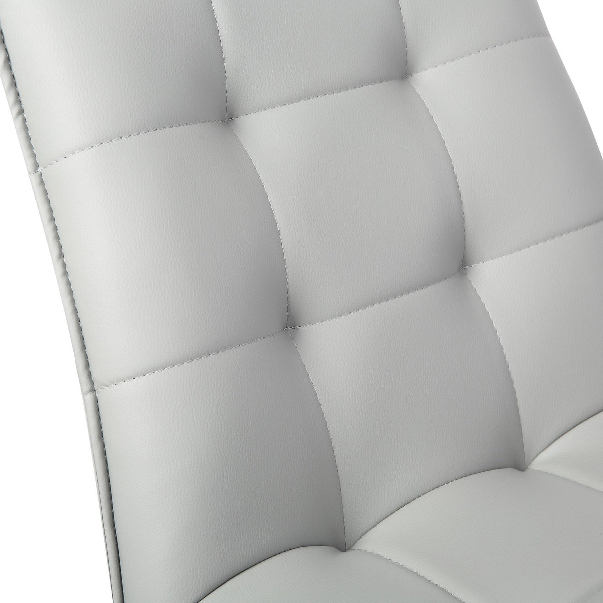 Porthos Home Leona Office Chair, Faux Leather Upholstery, Height Adjustable, 360-degree Swivel, Sleek Armless Design, Sturdy Steel Base with Caster Wheels, Great for Home Studio and Office