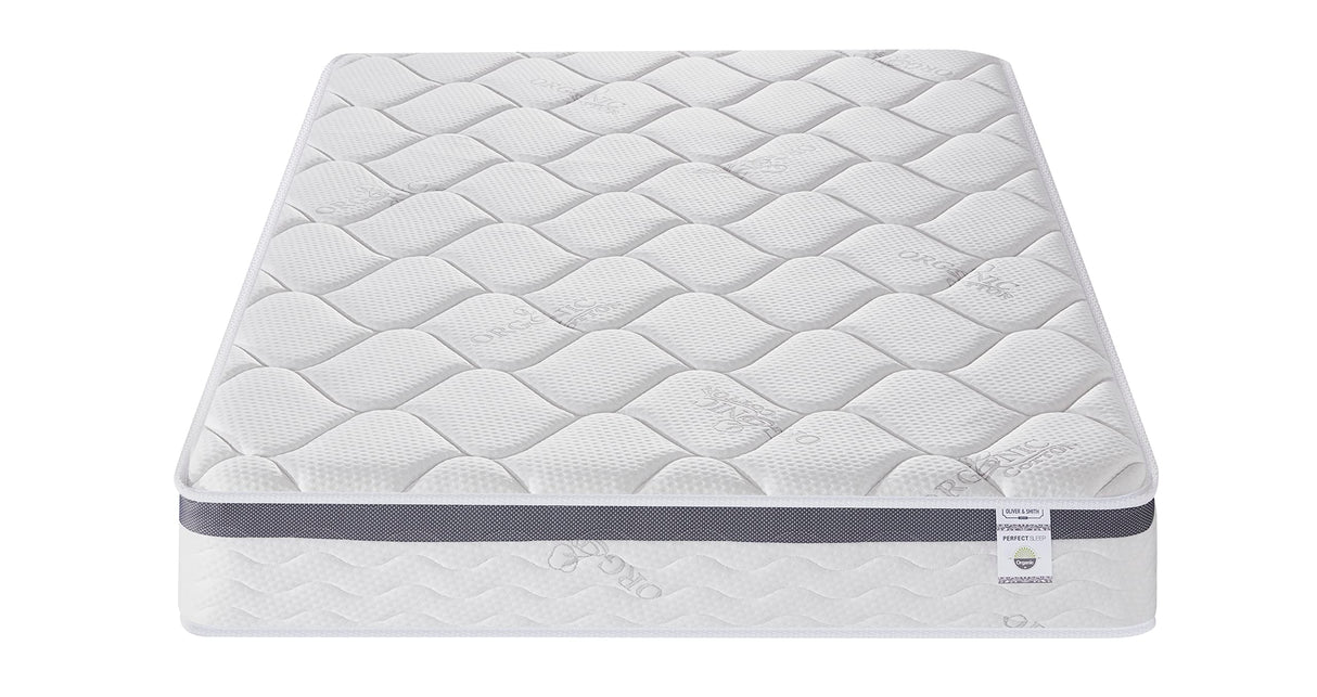 Queen Size Mattress - 10 Inch Cool Memory Foam & Spring Hybrid Mattress