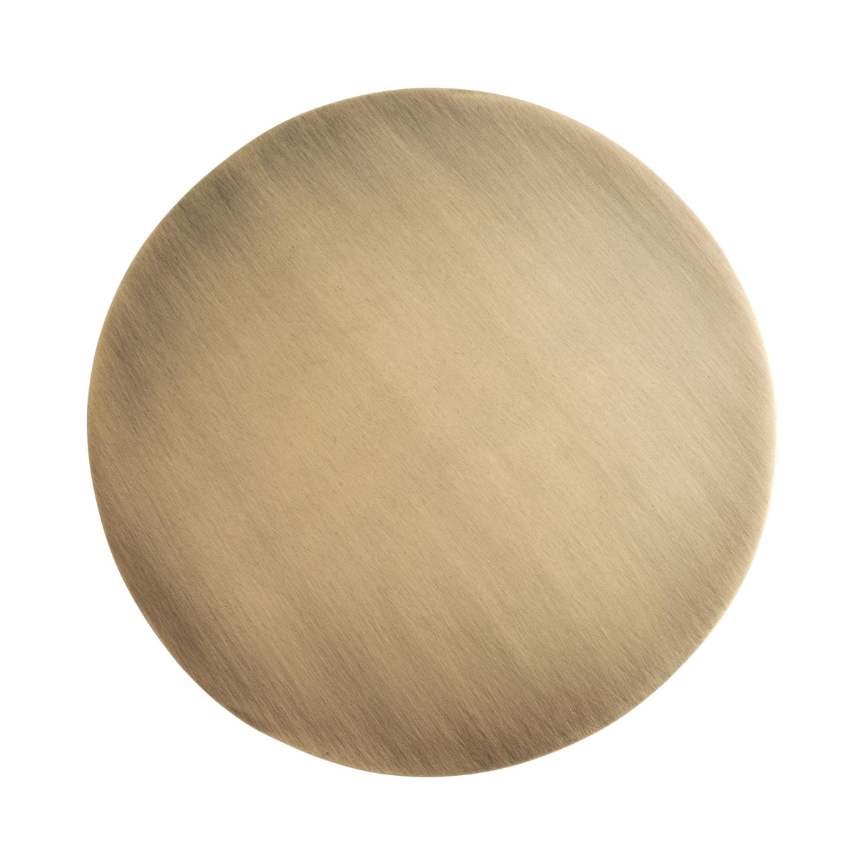 Kate and Laurel Dahl Modern Metal Round Outdoor Drink Table, 8 x 8 x 23, Antique Brass, Circle Accent Pedestal Patio Mini Table for Use as Living Room Plant Stand or Small Bedroom Nightstand