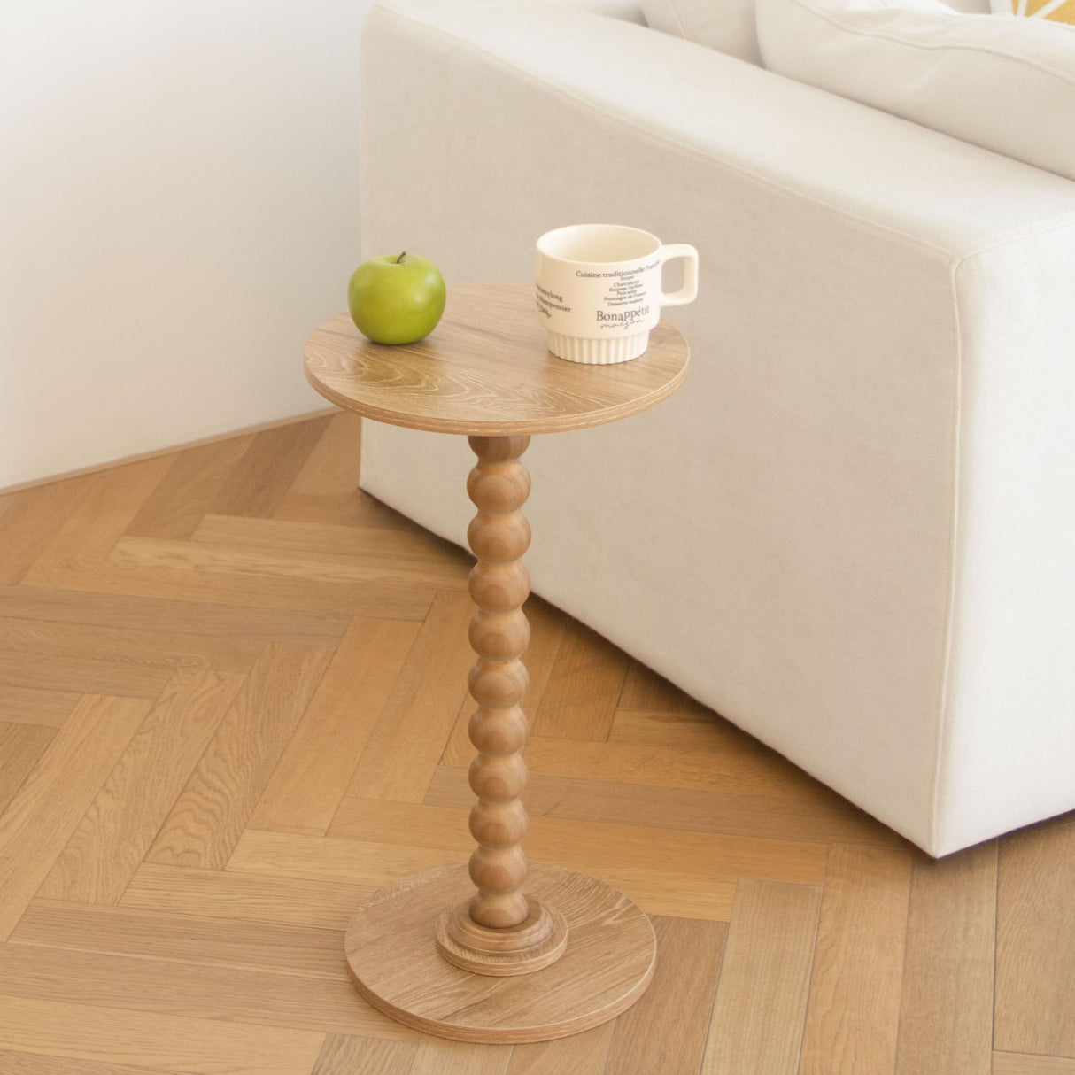 Small Side Table, Drink Table for Small Spaces, Modern Accent Table Martini Table