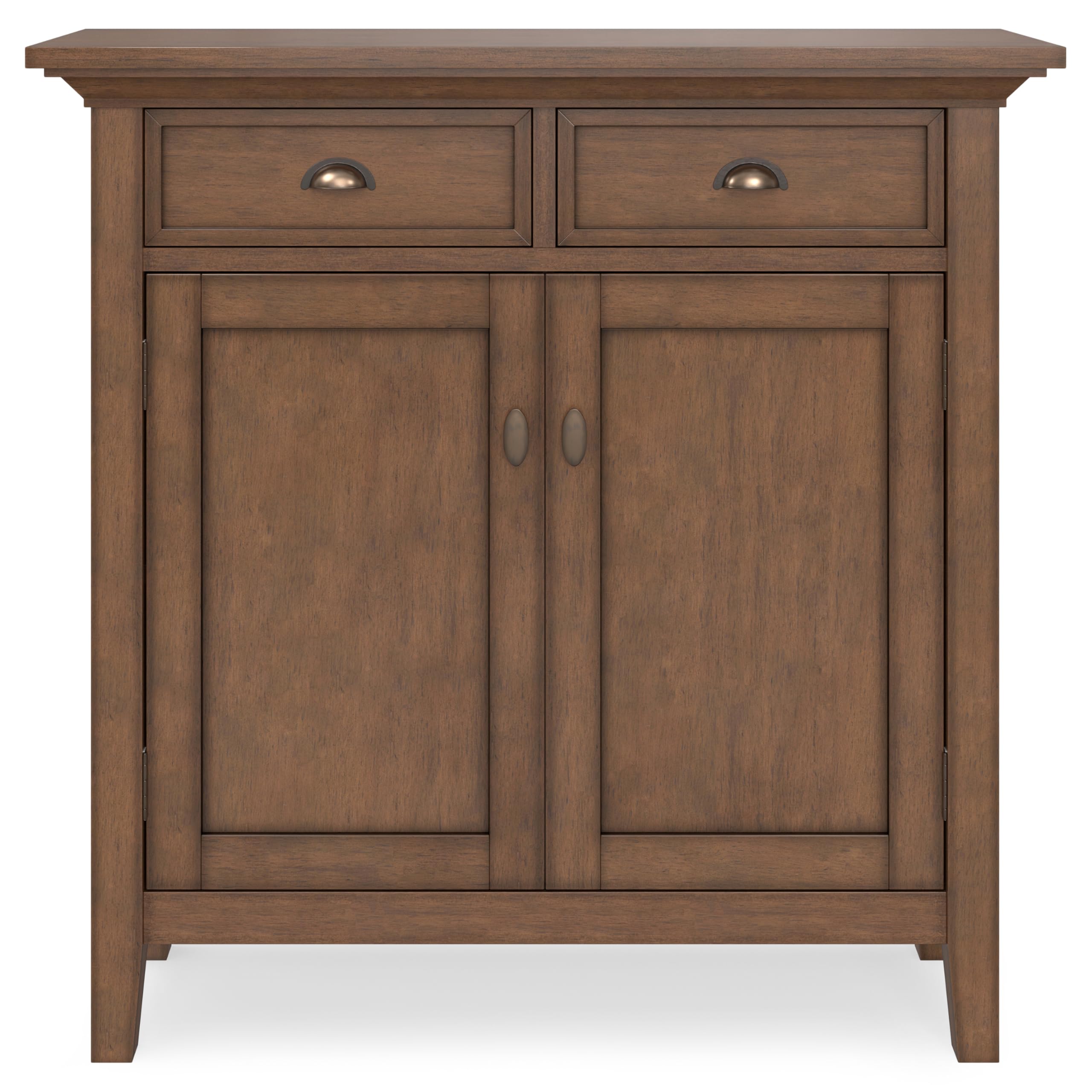 Redmond Solid Wood Wide Transitional Storage Cabinet for The Living, Entryway and Family Room,