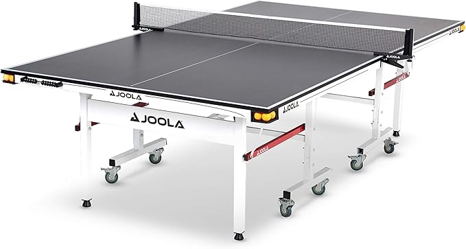 Rally TL Professional MDF Indoor Ping Pong Table w/ Quick Clamp Table Tennis Net & Post