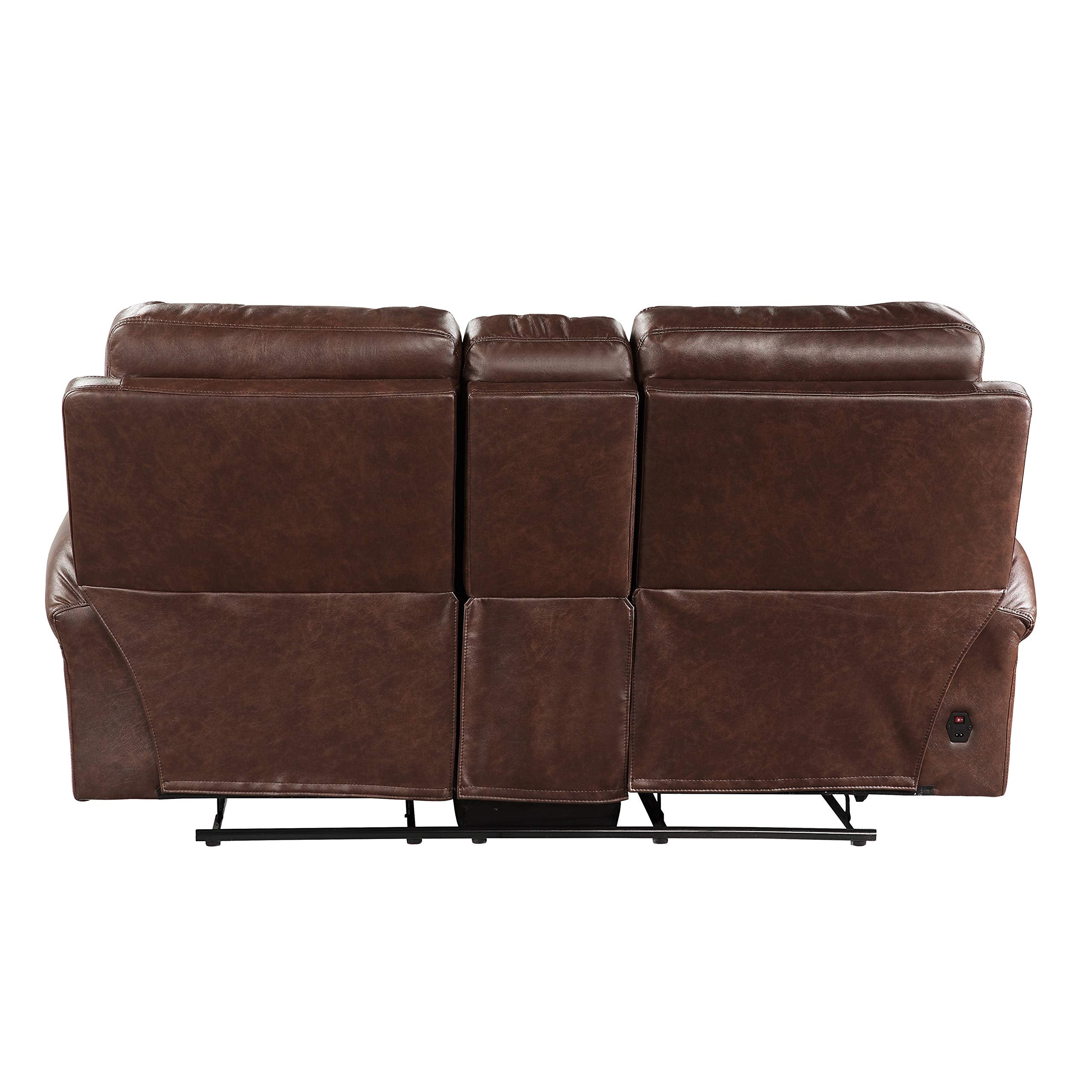 Double Reclining Loveseat, Brown