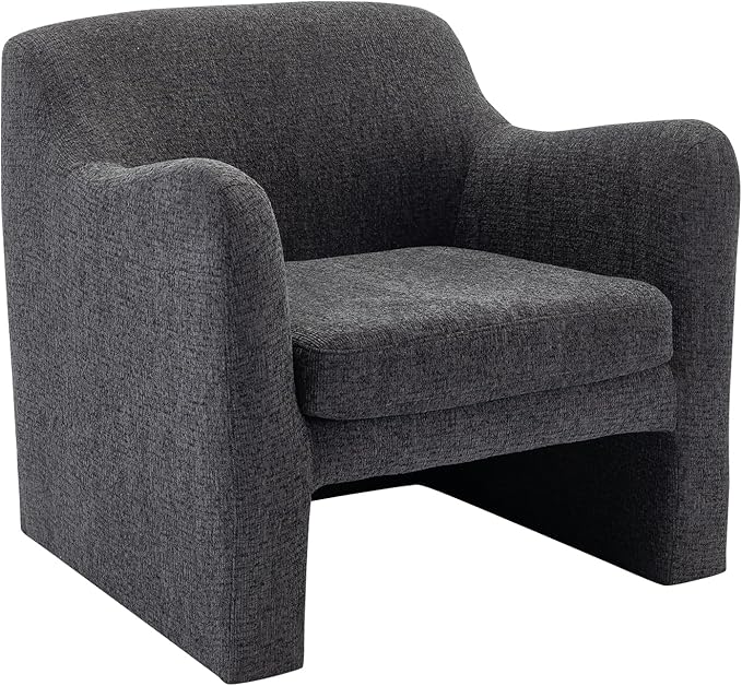 Modern Upholstered Accent Chair Armchair with Pillow, Fabric Reading Living Room