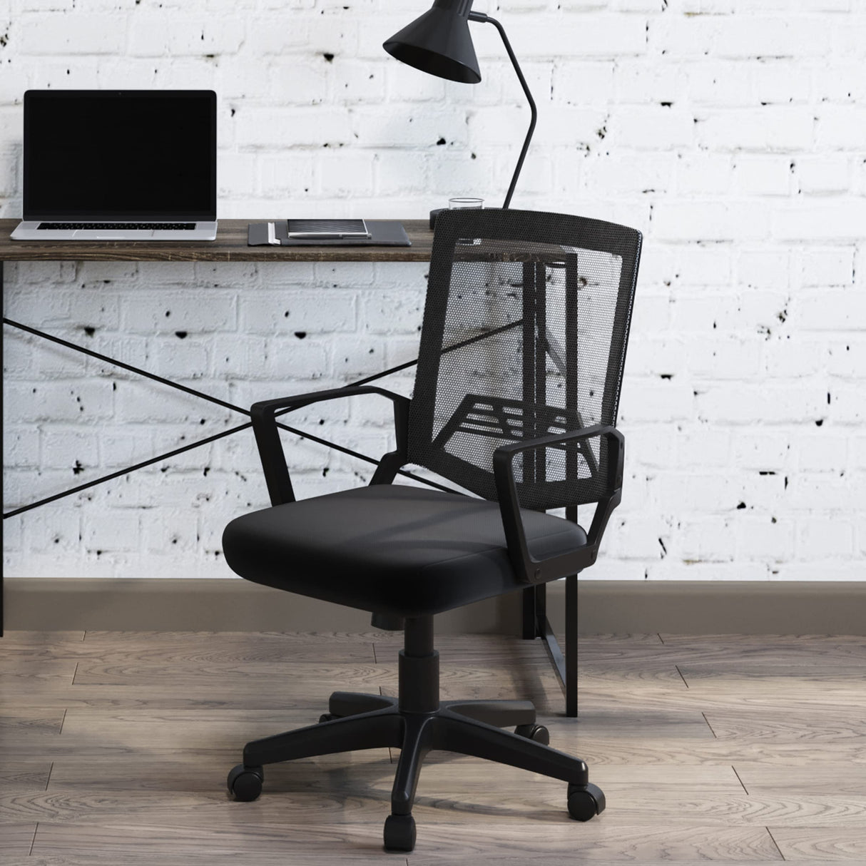 Office Chair - Adjustable Height Computer Chair with Wheels
