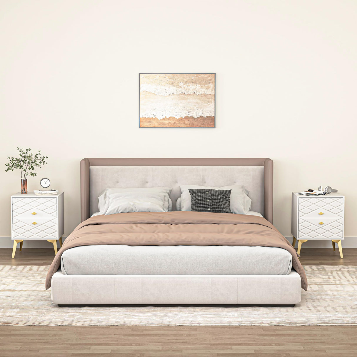 Wood Night Stand End Table