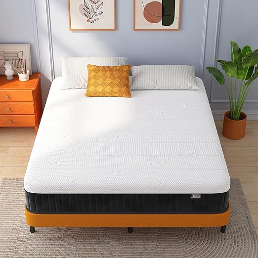Double Mattress, 12 Inch Memory Foam Full Size Mattress