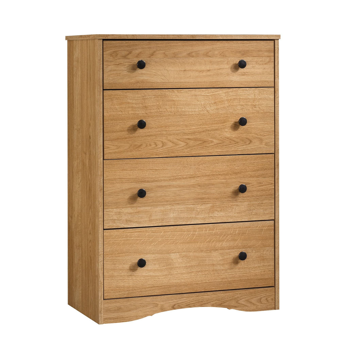 Beginnings 4-Drawer Chest, Highland Oak finish