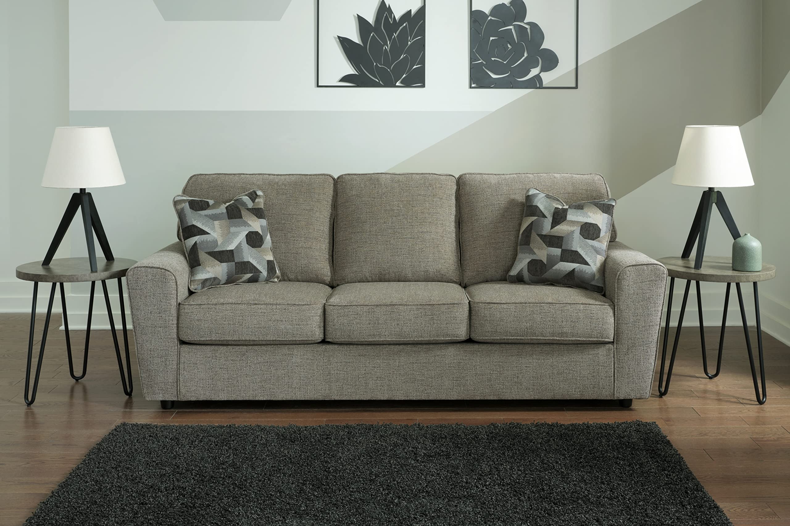 Cascilla Casual Sofa, Light Gray