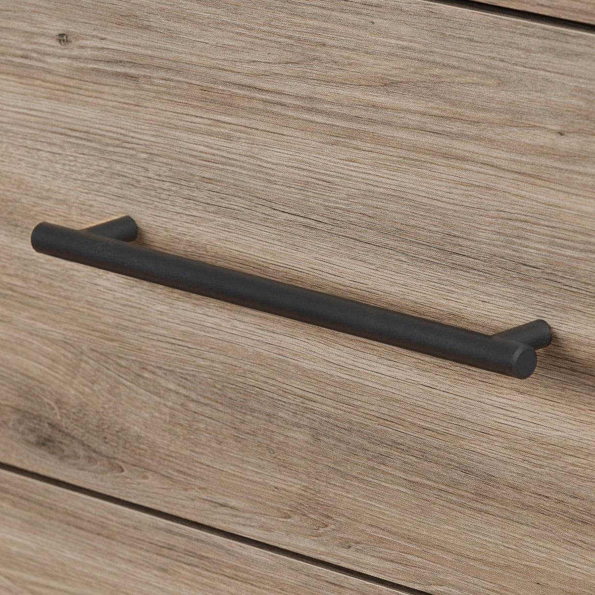 South Shore Primo 5-Drawer Dresser, Rustic Oak with Nickel Finish Handles