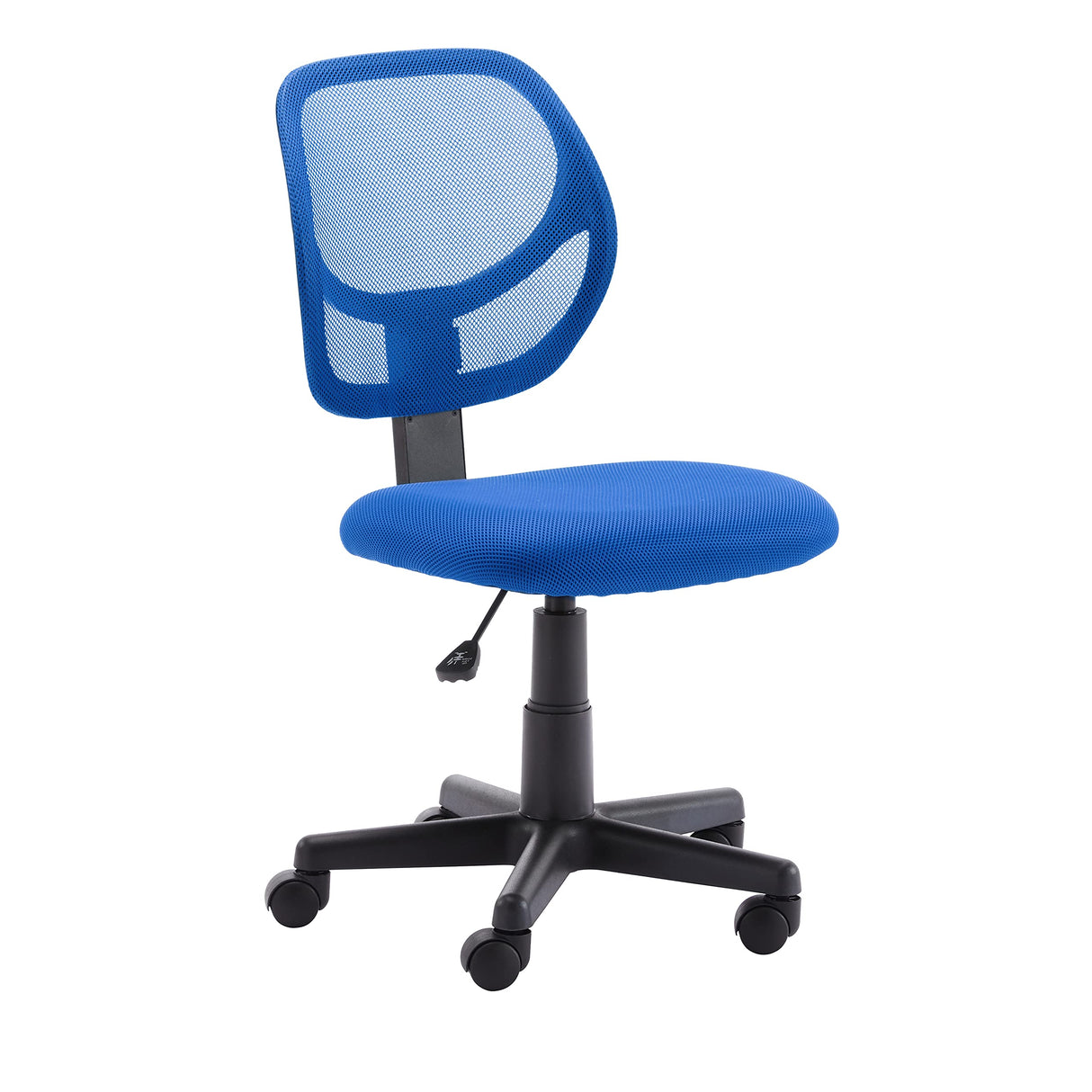 Office Computer Task Desk Chair, Low-Back, Pneumatic Seat, Breathable Mesh, Adjustable