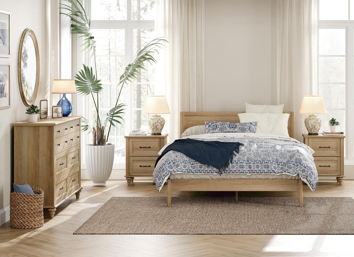 3 Piece Bedroom Set - Includes 8 Drawer Dresser for Bedroom