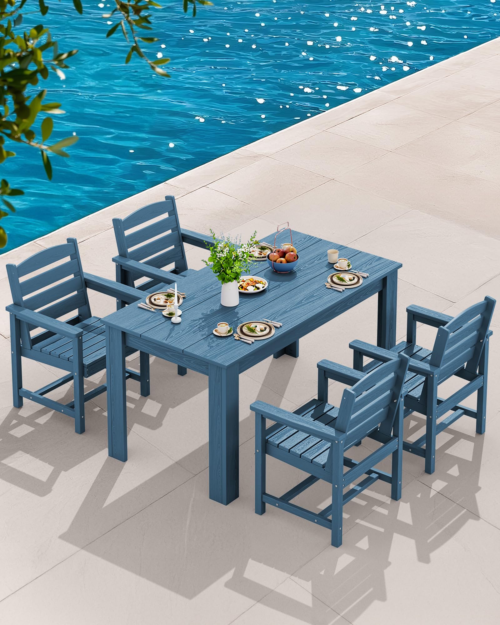 Patio Dining Set for 4, Outdoor Dining Sets for 4 Person