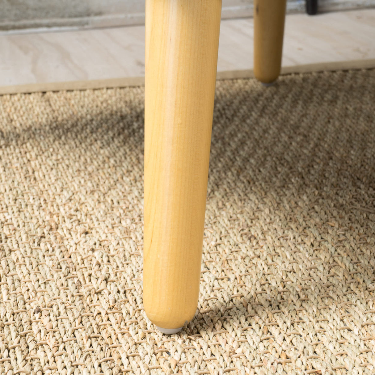 Felicity Mid-Century Fabric Arm Chair, Purple