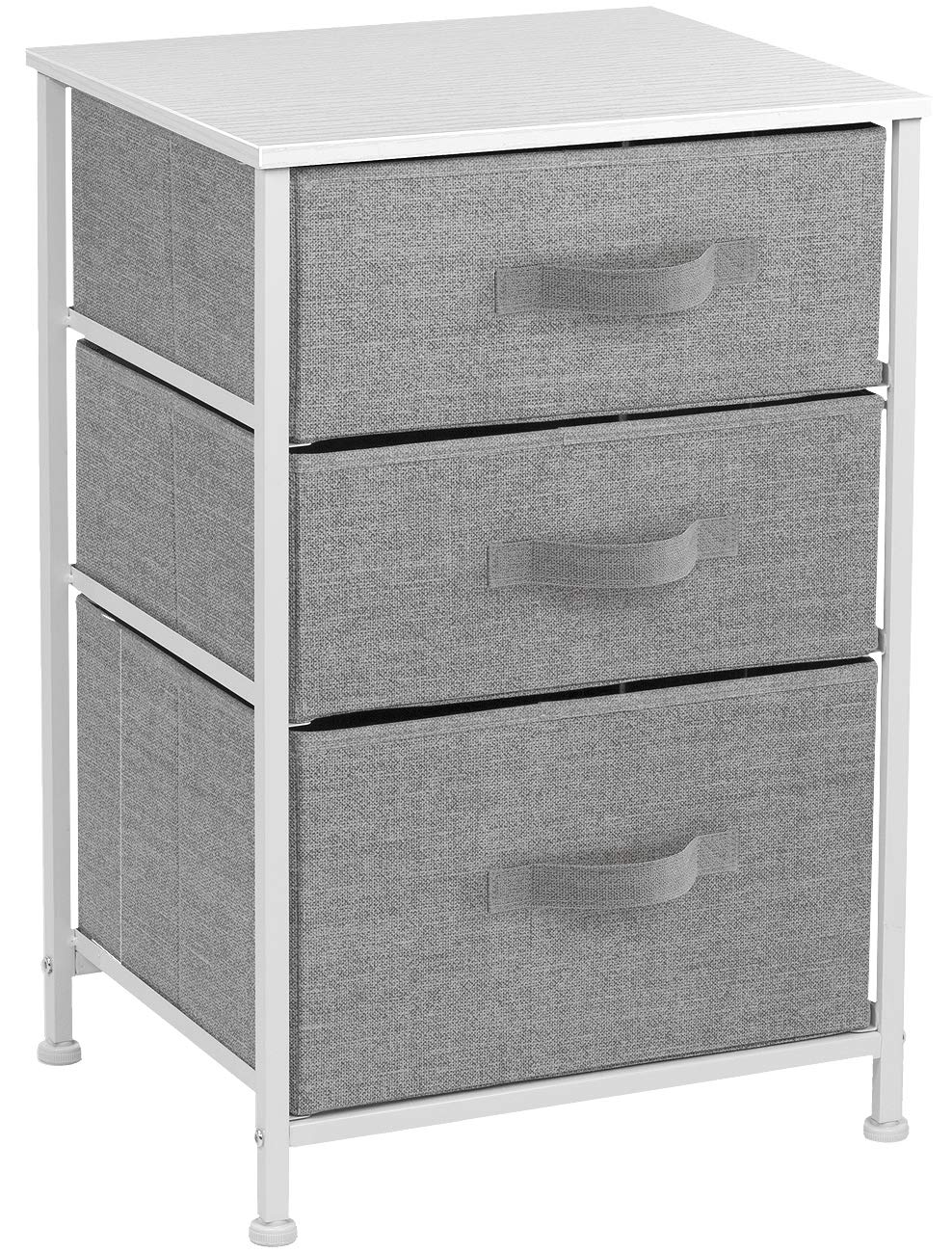 Nightstand with 3 Drawers - Bedside Furniture
