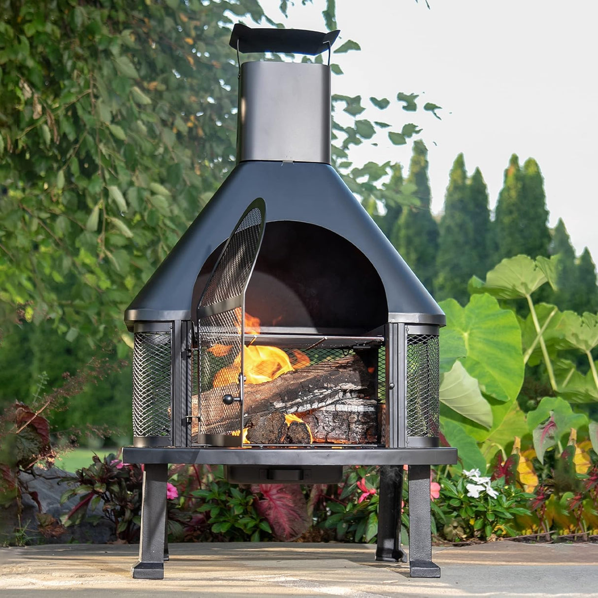 Endless Summer, Wood Burning Outdoor Fire House - Bircata