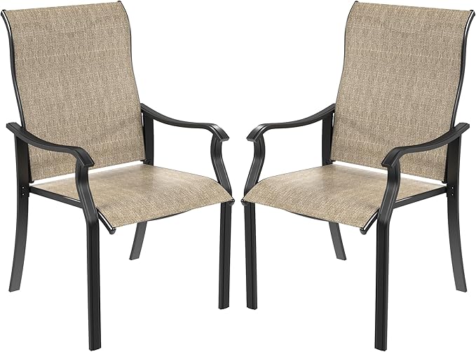 Outdoor Patio Dining Chairs Set of 4, High Back Patio Chairs