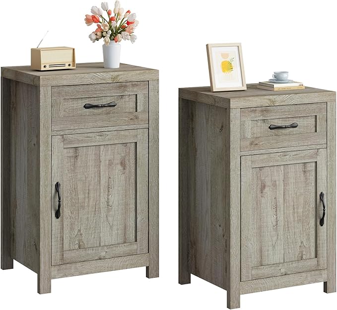 Night Stand Set of 2 Nightstands