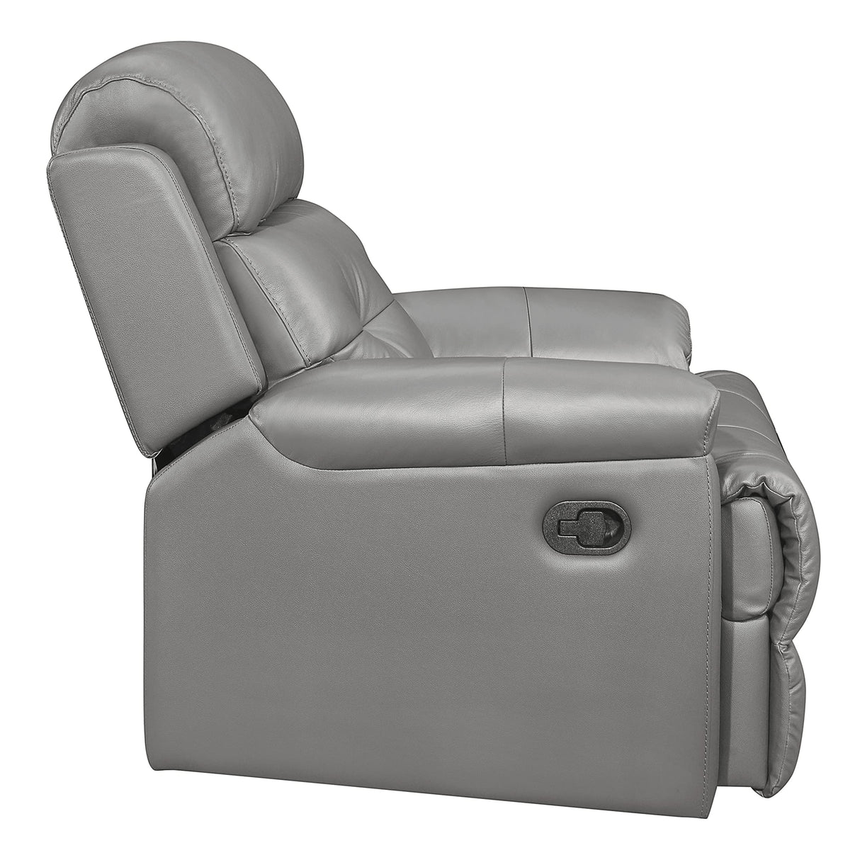 Inkwood Wall-Hugger Manual Double Reclining Loveseat, Gray
