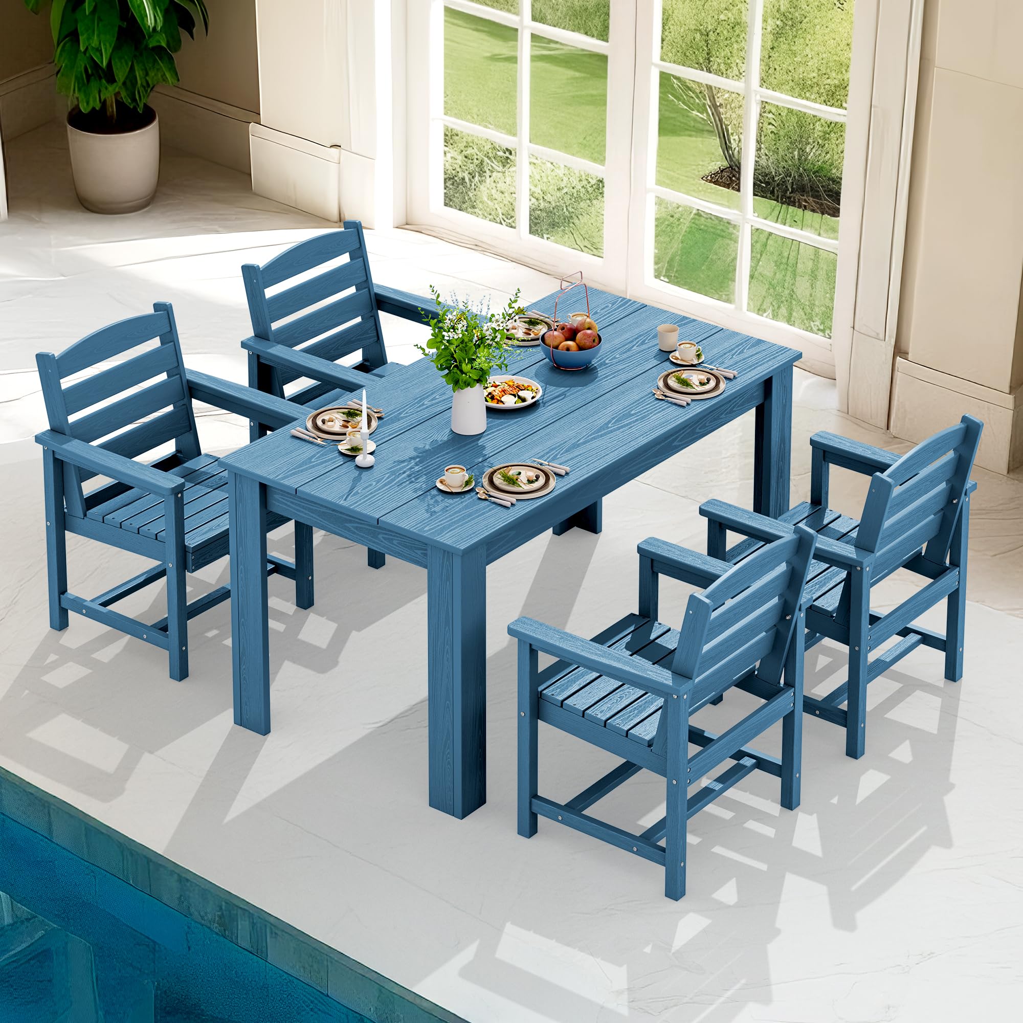 Patio Dining Set for 4, Outdoor Dining Sets for 4 Person