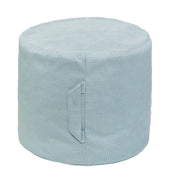 Modern Bohemian Cylindrical Pouf Cover- 18x20 inches Unstuffed Round Ottoman