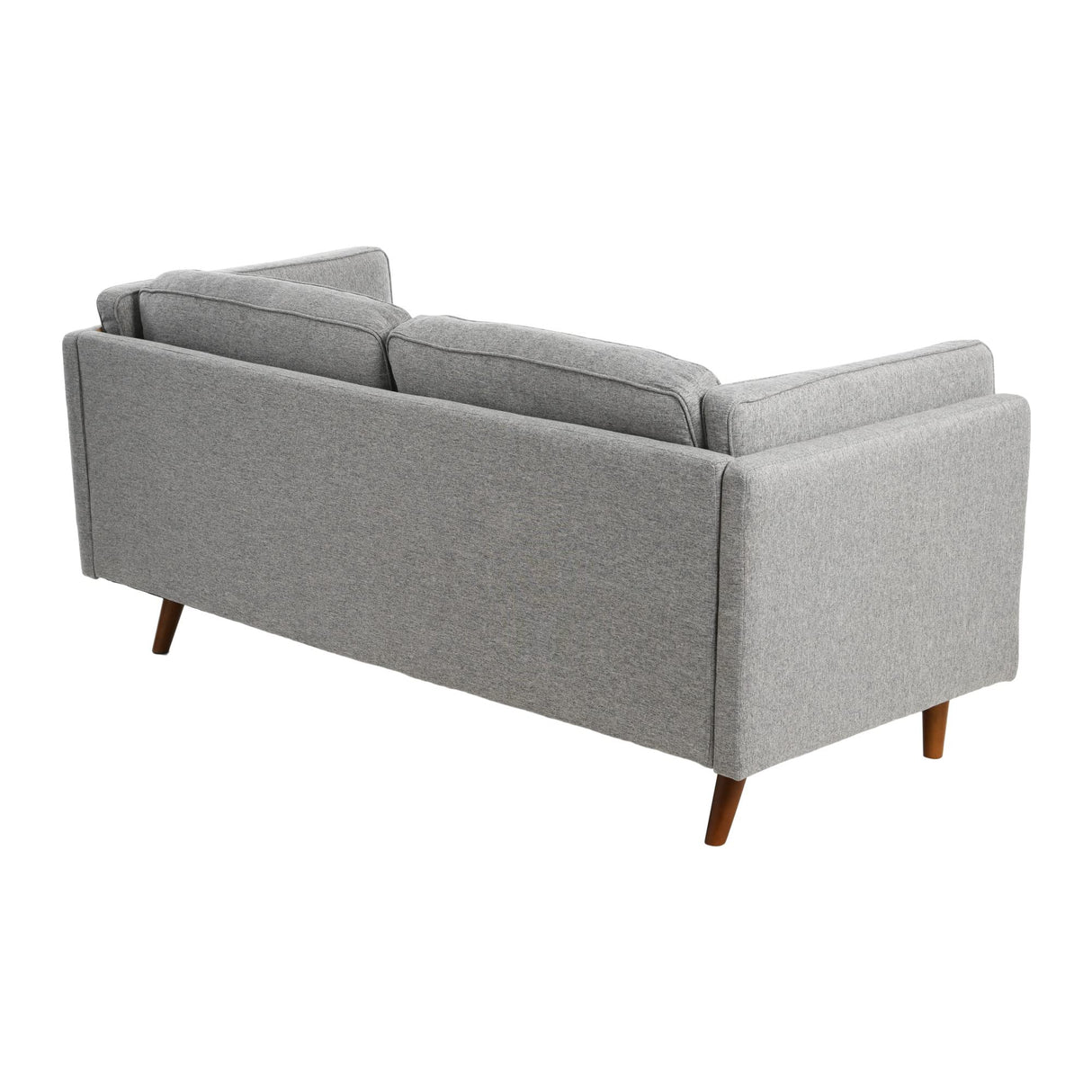 Atley High Sided Sofas, Mid-Century Grey