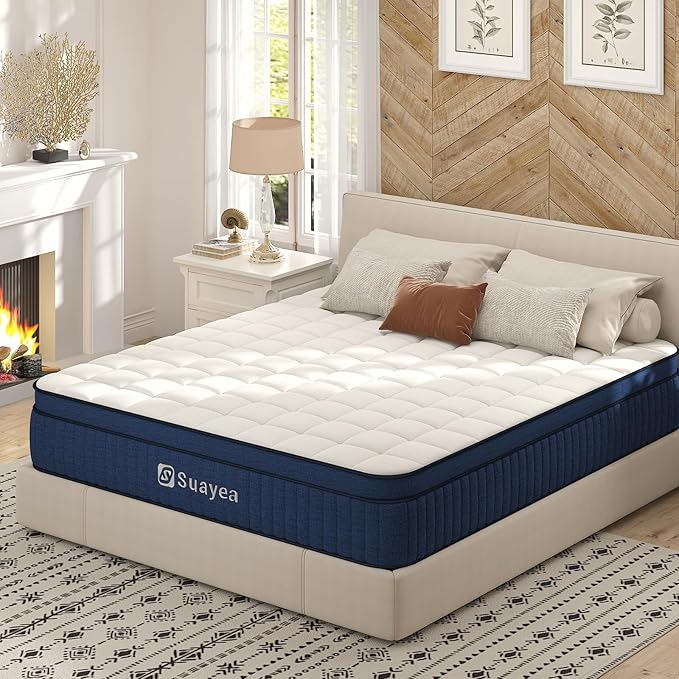 Queen Mattress, 14 Inch Queen Size Mattress in a Box