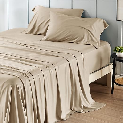 Queen Sheets, Rayon Derived from Bamboo, Queen Cooling Sheet Set