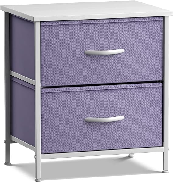 Nightstand with 2 Drawers