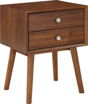 838Walnut Teddy Collection Modern | Contemporary Wooden Nightstand
