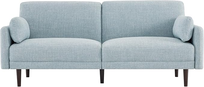 Mid-Century Modern Sofa, Fabric Couch for Living Room