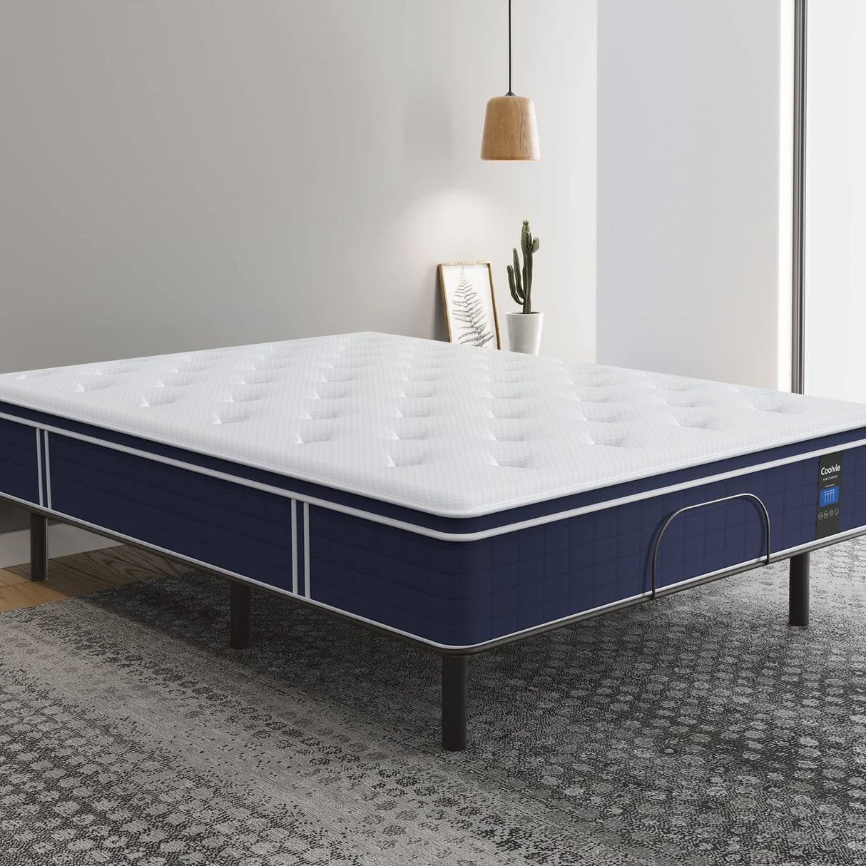 12 Inch Queen Mattress, Hybrid Queen Mattress in a Box