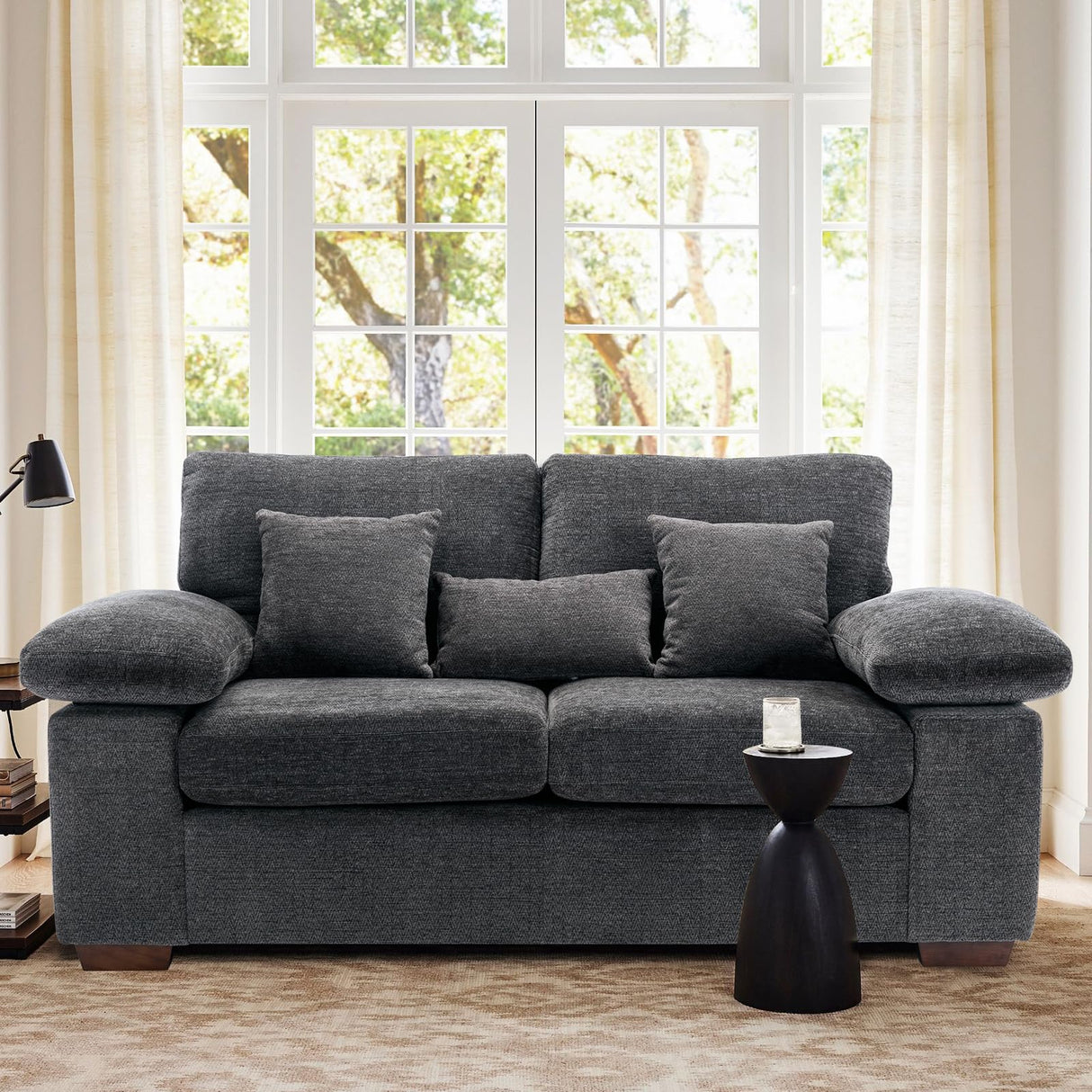 Loveseat Couch Sofa,73" Upholstered Living Room Sofa