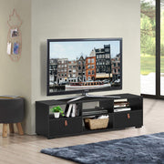 TV Stand for TVs up to 60 Inch, Industrial Media TV Console Table with 2 Drawers,