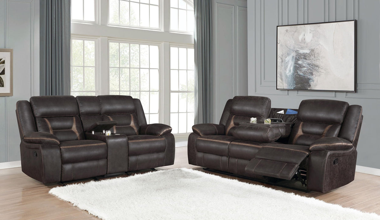 Motion Sofa Set, Brown