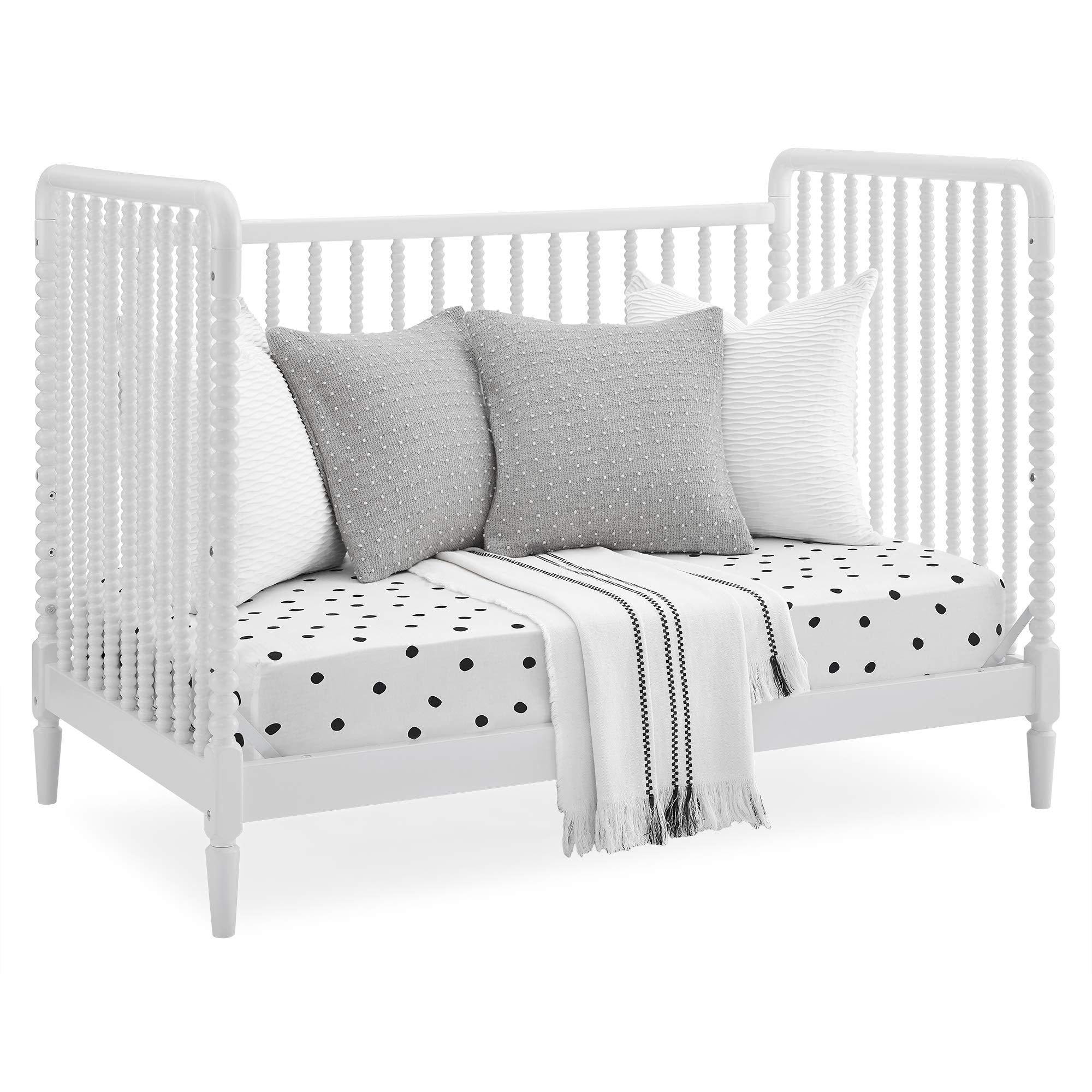 4-in-1 Convertible Crib - Greenguard Gold Certified, Bianca White