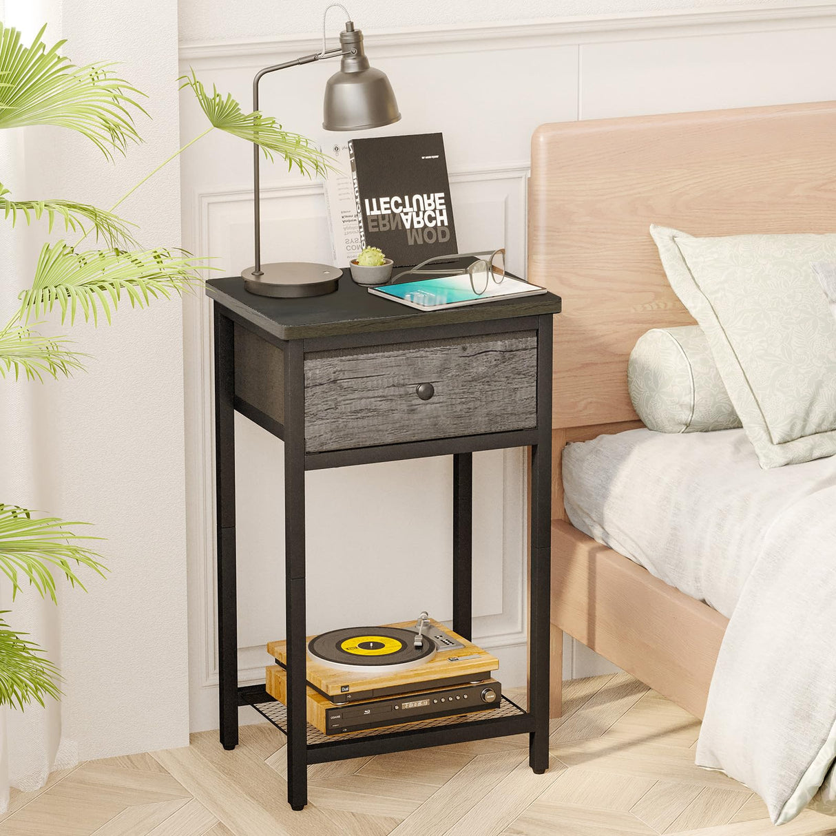 Nightstands Set of 2, End Side Table