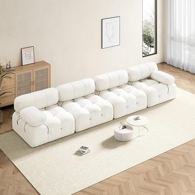 Modular Sectional Sofa Couch, Luxury Loveseat Sectional Couches for Living Room