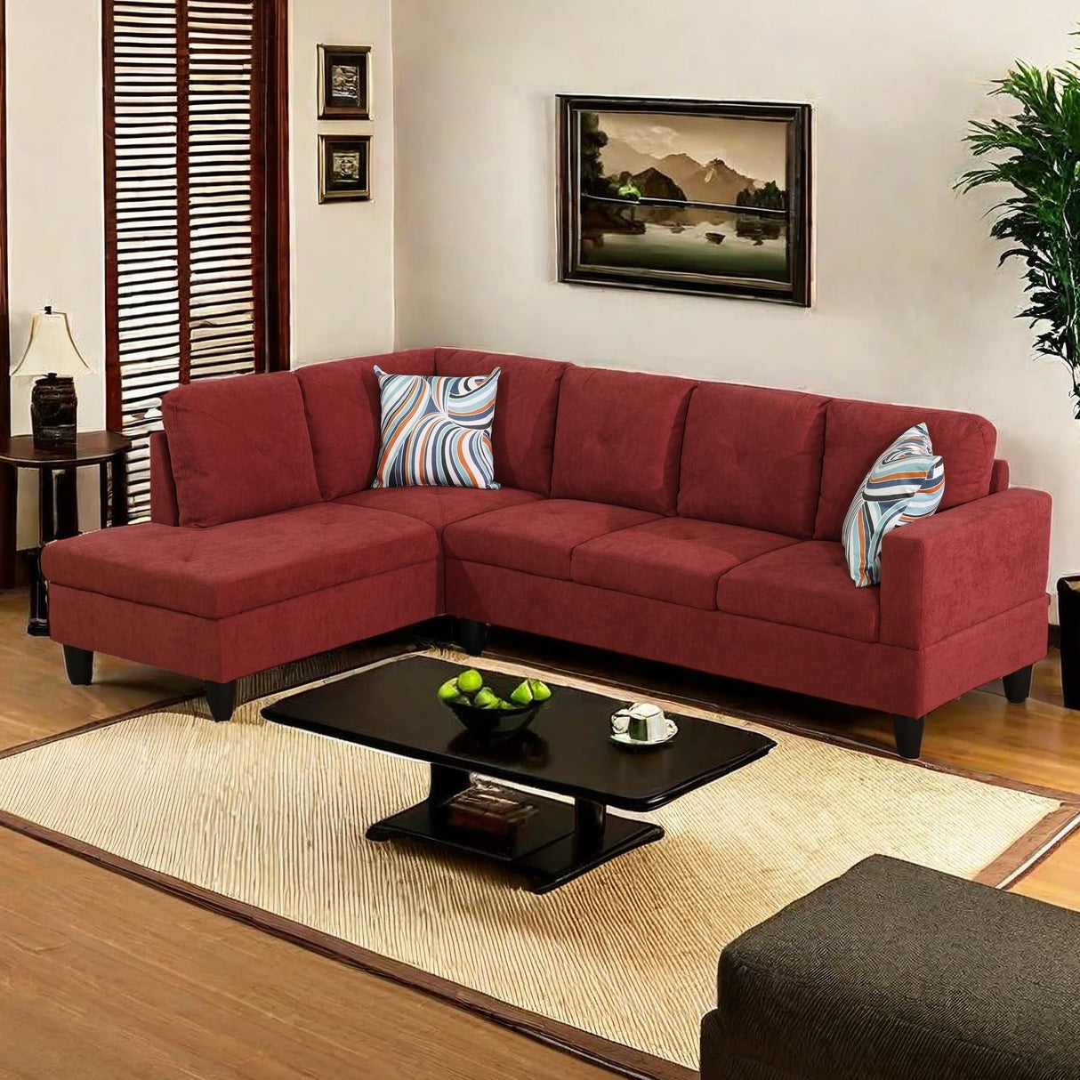 Sectional Couches for Living Room 2-Piece Modern Couch