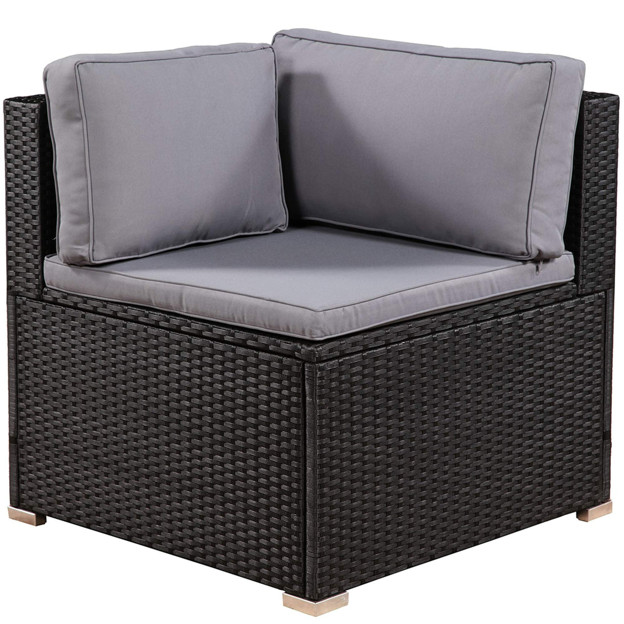 7 Pieces Outdoor Patio Furniture Set, PE Rattan Wicker Sofa Set