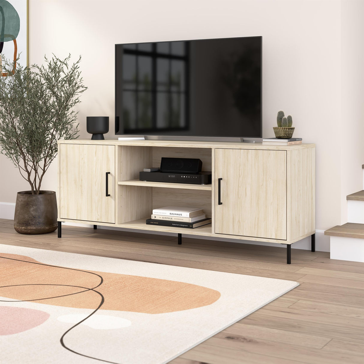Essence 58W TV Stand | Large Media Console Cabinet