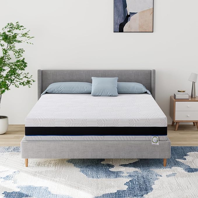 8 Inch Twin Mattress, Gel Memory Foam Mattress