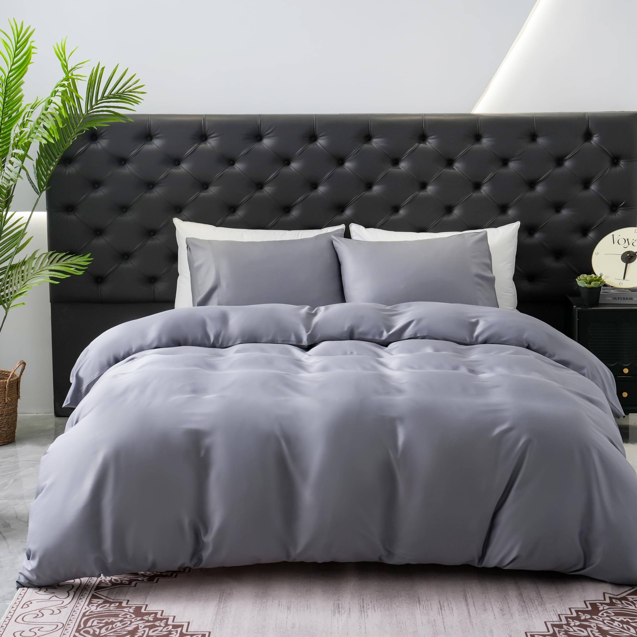 100% Cooling Duvet Cover King Rayon Derived from Bamboo Comforter